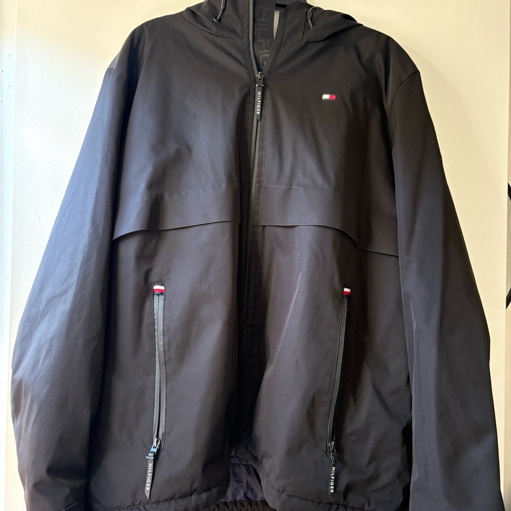 Tommy Hilfiger Men's Black Windbreaker